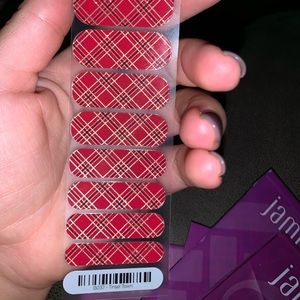 Partial jamberry nail wrap